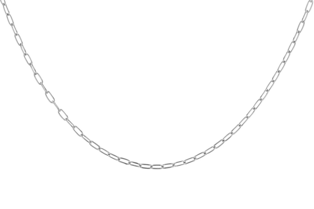 B274-33607: PAPERCLIP SM (18IN, 2.40MM, 14KT, LOBSTER CLASP)
