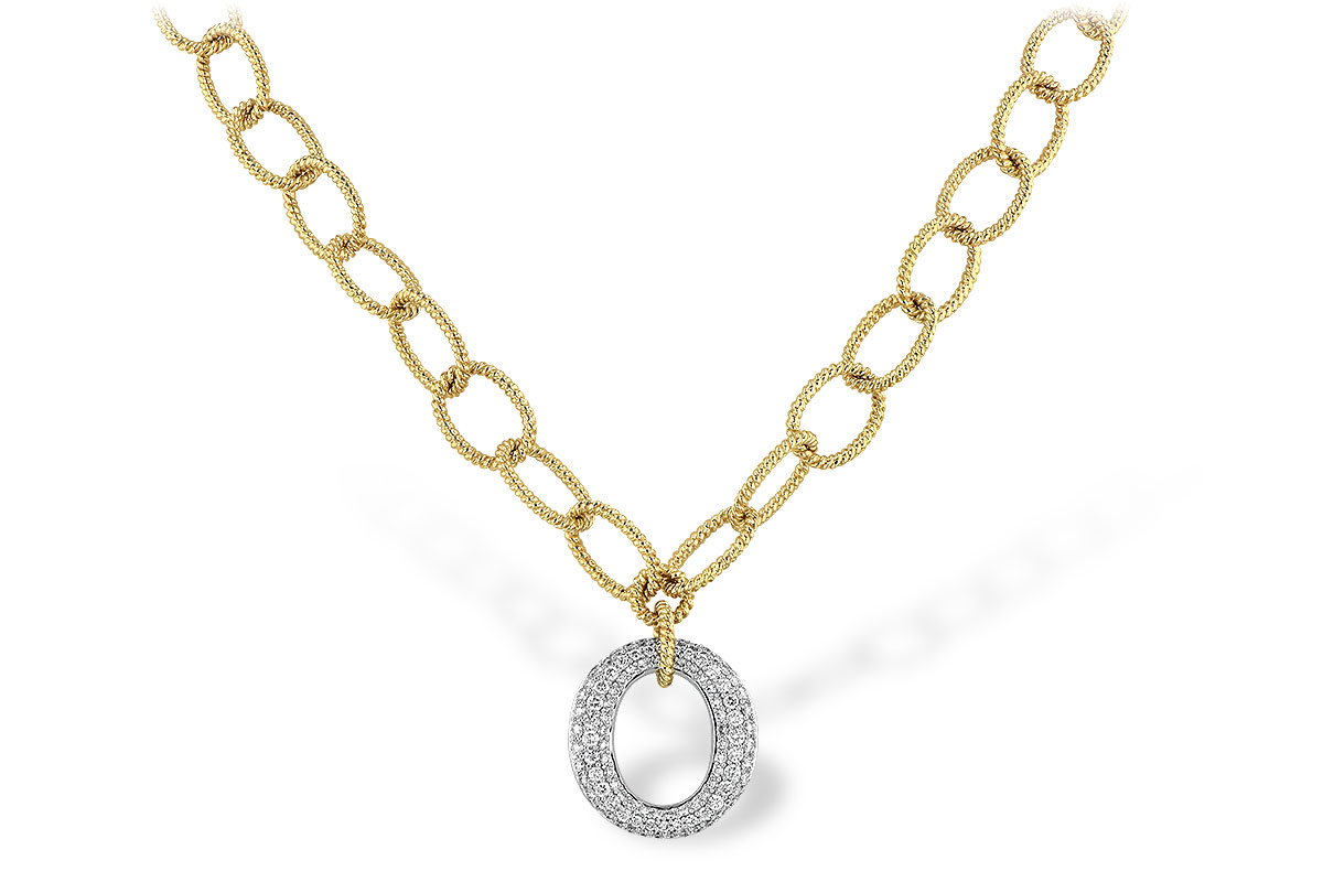E190-65397: NECKLACE 1.02 TW (17 INCHES)