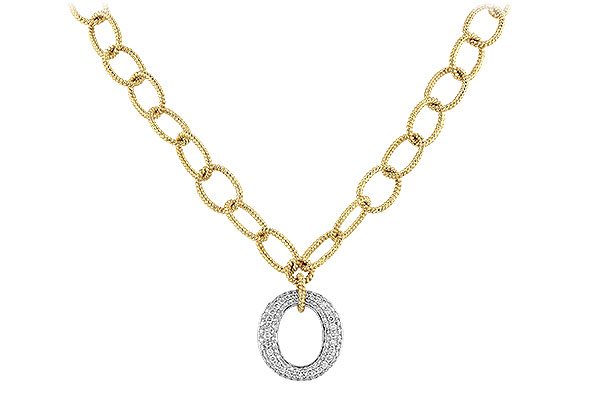 E190-65397: NECKLACE 1.02 TW (17 INCHES)