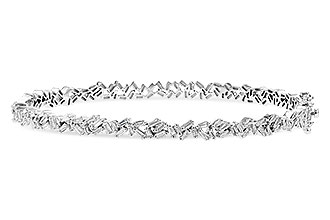 B273-38143: BANGLE .84 TW BAGUETTE DIAS