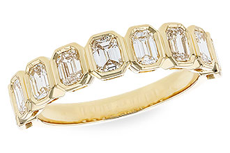 B274-30879: LDS DIA WED RG 1.35 TW EMERALD CUTS
