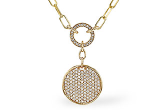 B275-20843: NECKLACE .92 TW (17")