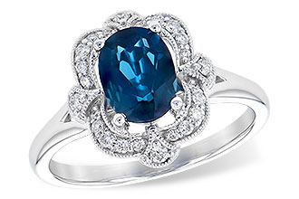 C273-43579: LDS RG 1.35 LONDON BLUE TOPAZ 1.50 TGW