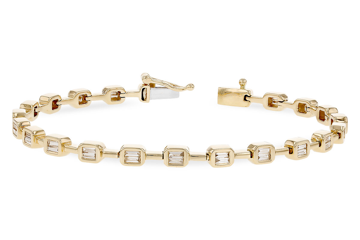 C274-32679: BRACELET .90 TW BAGUETTE