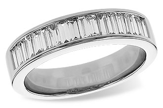 C275-19070: LDS DIA WED RG .70 TW BAGUETTES