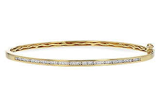 D189-78134: BANGLE BRACELET .50 TW