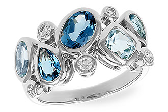 D274-33552: LDS RG 2.57 BLUE TOPAZ TW 2.75 TGW