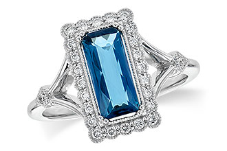 E190-69988: LDS RG 1.58 LONDON BLUE TOPAZ 1.75 TGW