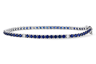 E275-19979: BRACELET 3.27 TW SAPP 3.52 TGW (7")